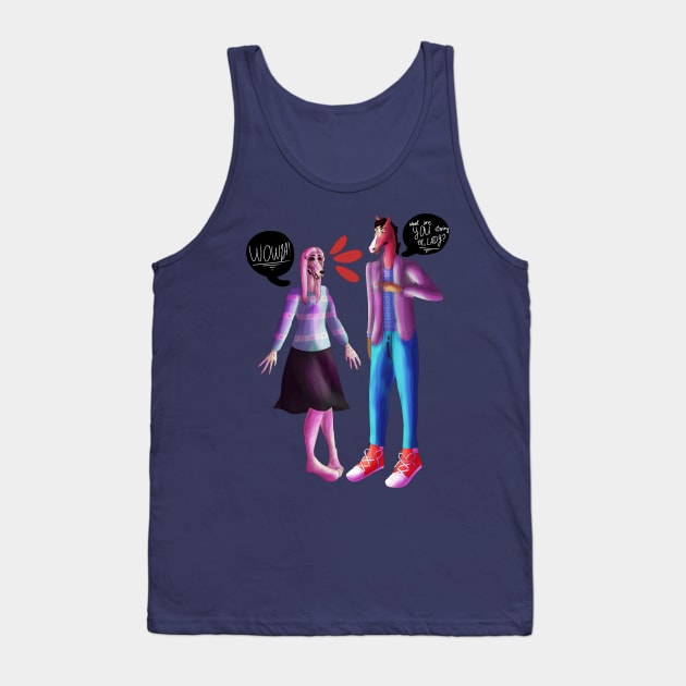 Wowza! Tank Top by Grimmgall